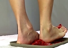 Foot slave, golden shower, foot fetish