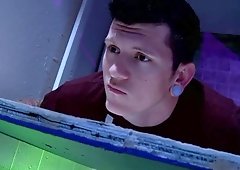 Presley Maddox discovers a mysterious cock in the bathroom of a bar