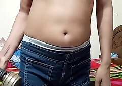 Desi Teen 18+ chick Doing Yoga - Skinny Sexy chick