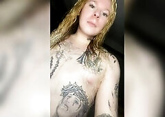 Slutty floozy new out the shower