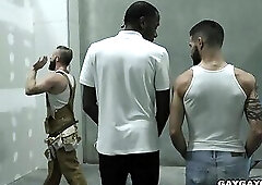 Casey and Brian's 3SOME with the checker