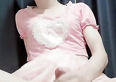 japanese sissy Sarina masturbating