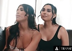 TRANSFIXED - Redhead MILF Siri Dahl Gets DPed & Cum Swapped By Horny Babes Ember Fiera & Avery Lust