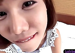 Ladyboy teen amateur hottie Noey fucks a guy anal to return the favor