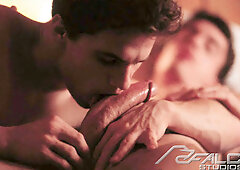 Alex Mensik and Viktor Kral suck, fuck and cum twice.