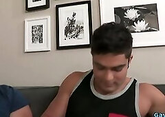 Muscle gay flip flop with creampie