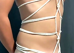 Self-Restrain bondage Edging Spunk Manage