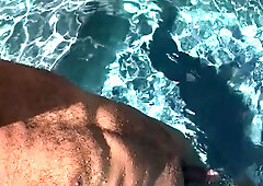 Naked in Public ocean front House Pool