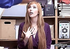 Mall security does foursome with big tit thieves