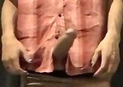 Shy guy with a flat, hot ass