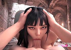 Temple Lust - AI Hermaphroditism Cartoon From Vyrisa