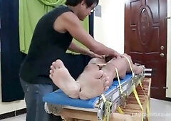 Tickling Lorenzo during a playful session