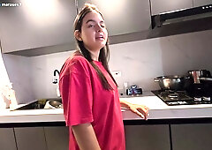 MaRaSexx Creampies Clothed Roommate After Dress Switch