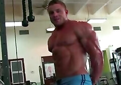 Brad Rowe Sexy Posing and Working Out 1
