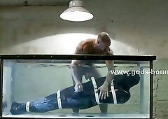 Strong man in workshop rough sex