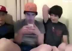 4 Homely Boys And Their Lonely Holidays On Webcam