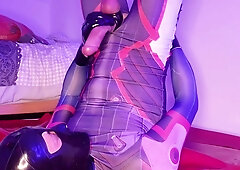 Latexcyberdoll - Anal Orgasm With Bbc Dildo