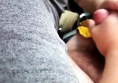 Fat Bear Stroking His Big Cock