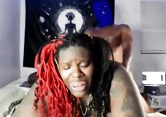 Gothic Bitch goddess Bangs Chocolate Drop