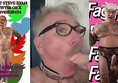 MANMEAT IS MY ADDICTION I AM FAGGOT STEVE RYAN