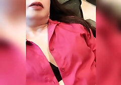 Sissy cockcage about to money-shot