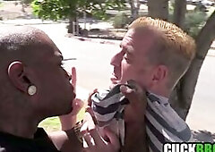 Broke Cuckold Asks GF To Bang Ebony Bull