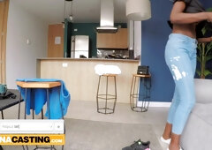 Skinny Black Spic Didn't Expect An Butt fuck Casting