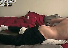 Morning routine. Daddy can't help but pillow humping imagining your wet booty filled with his cum