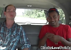 Ebony otter finishes off on teenie