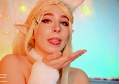 Cosplay temptress ignites sexually attractive passion with sultry charm