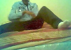 Ebony Stud Teasing Via Webcam