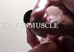 busting my nuts asian cut cock shoot a big load