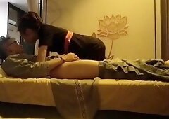 Amateur Asian whore banged on cam