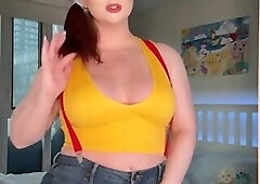Curvy Trans Misty Cosplay POV