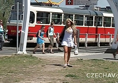 Blonde babe with small tits loves rough sex so freaking much