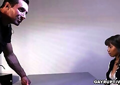 Cop Nick Capra's big cock deep in my mouth