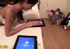 Ass Sex with GF in Sexy Lingerie