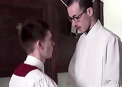 Priest Fucks Naughty Altar Boy