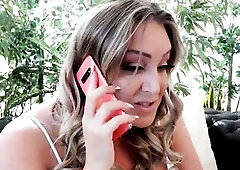 Hawt Booty Hollywood Gets Mazee's Warm Seed On Her Ideal Breasts!