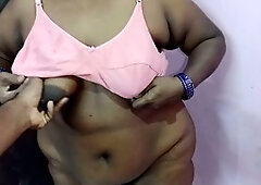 Sexy Indian wife switches bras for husband's pleasure