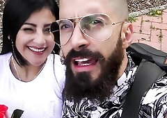 Ebony Hotty Luisa Chocolate Picked Up for Hard Screw Session - CARNE DEL MERCADO