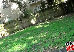 GF Leaks: Outdoor POV Hardcore with Cum on Ass - Does A Body Right p2 - Luna Star and Juan Largo