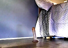 Railing my Gf's Fuck stick while she's at work.