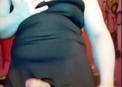 Hot shemale solo, young