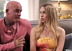 Married couple, Sophia Locke and Derrick Pierce fuck babysitter Khloe Kapri