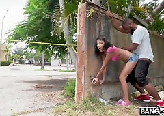 Maya Bijou Gets Shagged In Public