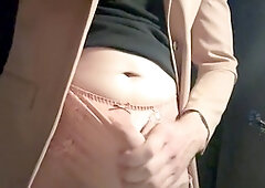 Nylon, pink panties, skins