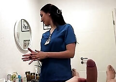 My Stepmom The Masseuse Fixed My Knees... With Her Throat