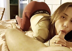 My Gym Partner Loves Gives Sloppy Blowjob Instead Of Going To The Gym