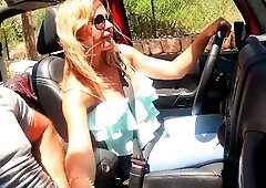 Milf Leidy de Leon having car sex